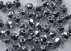 FP1-03-00030-27000 Crystal Full Labrador Czech Glass Facet Firepolish 3mm 50 stuks - Afbeelding 1