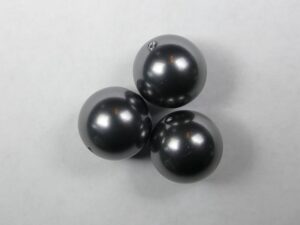 Parels, 10 mm, Swarovski, Dark Grey