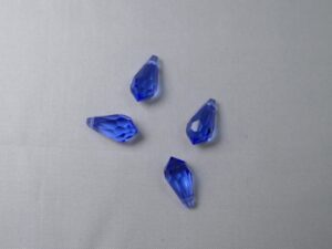 PrD-6.5-SAP Drop, 6.5x13 mm, Preciosa, Sapphire - Afbeelding 1