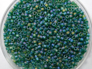 DB-11-0859 Emerald AB Matted Miyuki Delica's 11/0 - Afbeelding 1