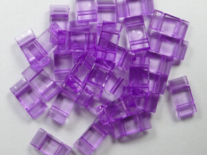 Trägerperlen, Lila, 30 stuks