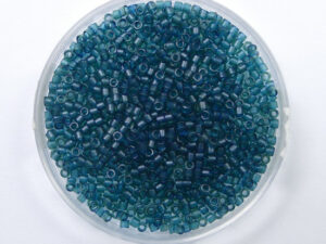 DB-11-0788 Dyed Transparent Blue Zircon Matted Miyuki Delica's 11/0