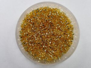 DB-11-0042 Silver Lined Gold Miyuki Delica's 11/0 - Afbeelding 1