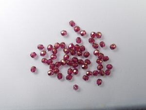 FP1-03-69259CR Halo Cherub Czech Glass Facet Firepolish 3mm 50 stuks - Afbeelding 1