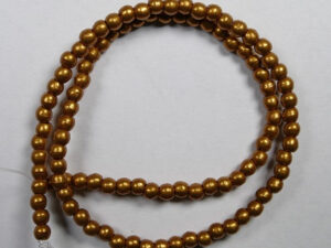 02-R-77063CR Color Trends Saturated Metallic Flame round 2 mm. 100 Pc. - Afbeelding 1