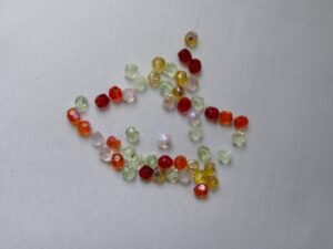 FPR03MIX19 Czech Glass, Firepolish beads, 3 mm, Mix Tango - Afbeelding 1