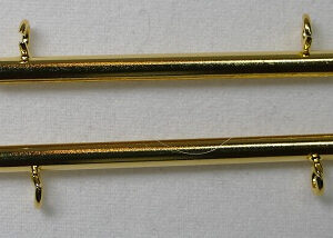 M-TUBE-G-35 goudkleur Miyuki Slide End Tubes 35 mm