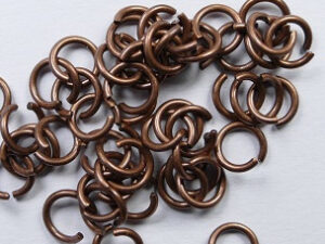 OR-06-B Open ringetjes, bronskleurig, 6 mm