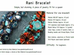 M-MD Gratis patroon: Rani Bracelet