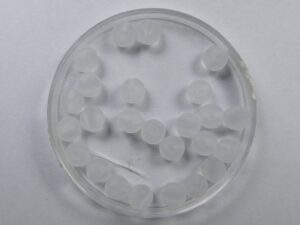 RounDuo Beads, 5 mm, Crystal Matted