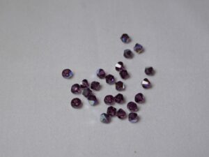 SW-04-AMYAB 4 mm Amethyst AB Swarovski Element Bicones