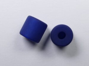 Pol-c08-19 8 mm Polaris cilinder kraal, nachtblauw
