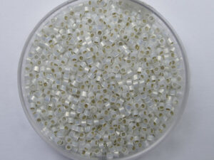 DB-11-0221 Gilt Lined White Opal Miyuki Delica's 11/0