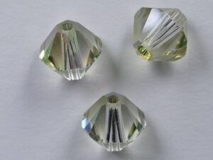 6 mm Luminous Green Swarovski Element Bicones - Afbeelding 1