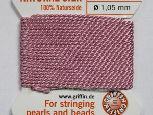 Parelzijde, maat 16, Dark Pink