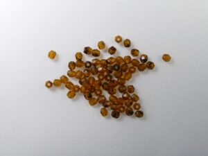 FP1-03-18016 Light Tortoise Czech Glass Facet Firepolish 3mm 50 stuks