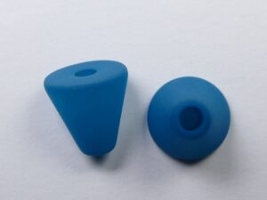 Pol-keg10-21 10 mm Polaris kegel kraal, indicolite