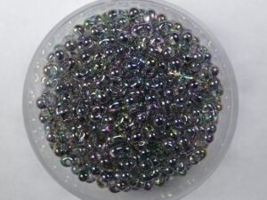 M-BB-2440 Transparant Gray Rainbow Luster Miyuki Berry Bead