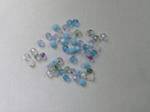 FPR03MIX08 Czech Glass,  Firepolish beads, 3 mm, Mix Serenity