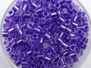 DB-8-0906 Sparkling Purple Lined Crystal@906 Miyuki Delica's 8/0