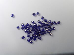 FP1-03-69264CR Halo Ultramarine Czech Glass Facet Firepolish 3mm 50 stuks - Afbeelding 1