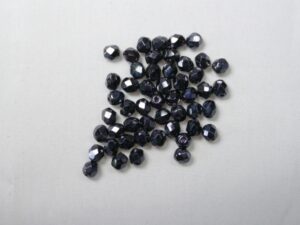 FP1-04-23980LN Luster Gun Metal Czech Glass Facet Firepolish 4mm 50 stuks