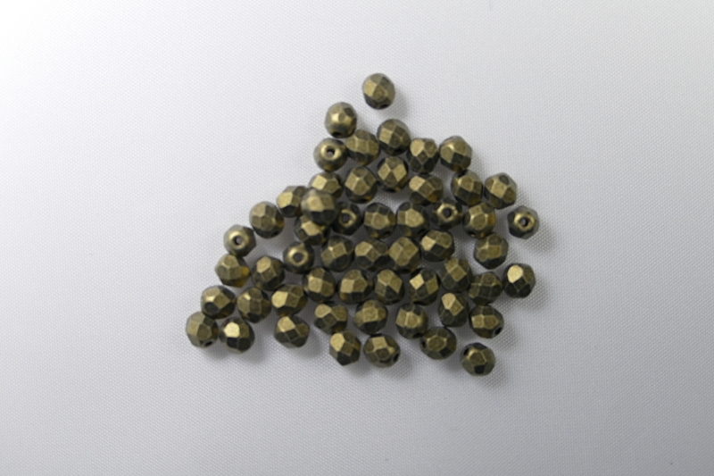 FP1-04-79080MJT Metallic Suede Gold Czech Glass Facet Firepolish 4mm FP1-04-79080MJT Metallic Suede Gold Czech Glass Facet Firepolish 4mm