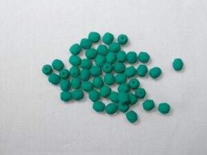 FP1-04-25128AL Neon Dark Emerald Czech Glass Facet Firepolish 4mm 50 stuks