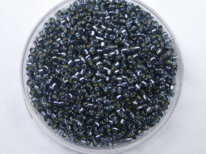 DB-11-2166 Duracoat Silver Lined Dyed Light Blue Steel Miyuki Delica's 11/0
