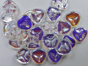 Rose Petals, 8x7 mm, Crystal AB