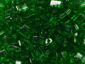 M-HTL-0146 Green Miyuki Half Tila Beads 5x2,3 mm