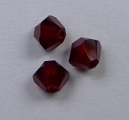 3 mm Siam Swarovski Element Bicones