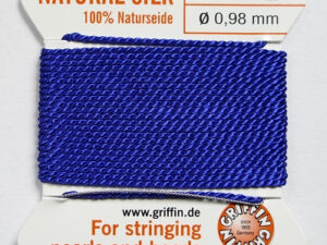 Parelzijde, maat 12, Dark Blue - Afbeelding 1