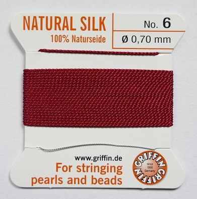 PZ-6-GAR Garnet Parelzijde maat 6 PZ-6-GAR Garnet Parelzijde maat 6