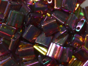 TL-0301 Rose Gold Luster Miyuki Tila Beads 5x5 mm