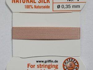 Parelzijde, maat 1, Light Pink