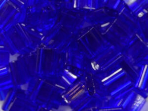 TL-0151 Cobalt Miyuki Tila Beads 5x5 mm