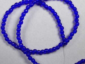 02-R-30090 Cobalt round 2 mm. 100 Pc. - Afbeelding 1