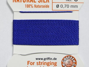 Parelzijde, maat 6, Dark Blue