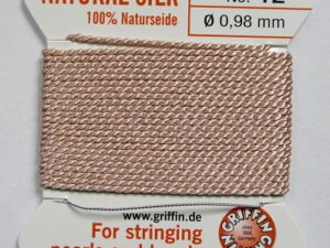 Parelzijde, maat 12, Light Pink