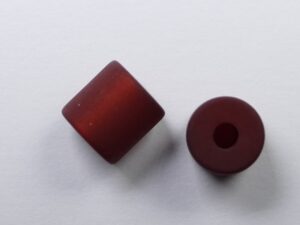 Pol-c08-06 8 mm Polaris cilinder kraal, bordeaux