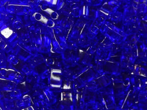 M-HTL-0151 Cobalt Miyuki Half Tila Beads 5x2,3 mm