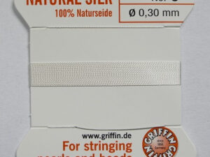 PZ-0-WHI White Parelzijde maat 0