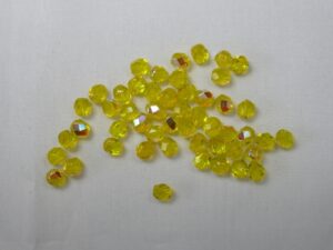 FP1-04-80010X Lemon AB Czech Glass Facet Firepolish 4mm 50 stuks - Afbeelding 1
