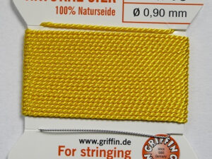Parelzijde, maat 10, Yellow
