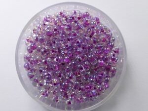M-BB-0264 Raspberry Lined Crystal AB Miyuki Berry Bead