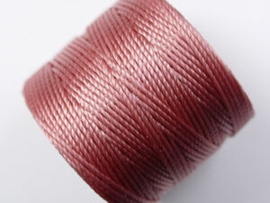 S-Lon TEX 210 Superlon Bead Cord, Rose