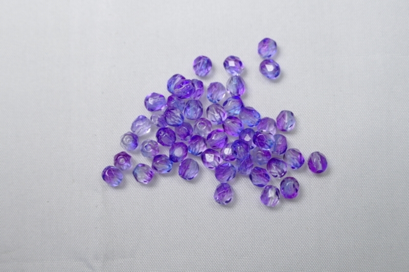 FP1-04-3202CRK Dual Coated Purple/Blue Czech Glass Facet Firepolish 4mm FP1-04-3202CRK Dual Coated Purple/Blue Czech Glass Facet Firepolish 4mm