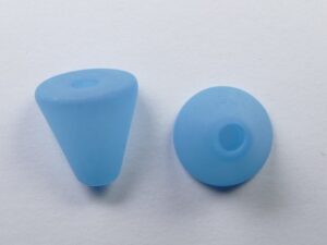 Pol-keg10-20 10 mm Polaris kegel kraal, turquoise