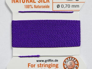 Parelzijde, maat 6, Amethyst
